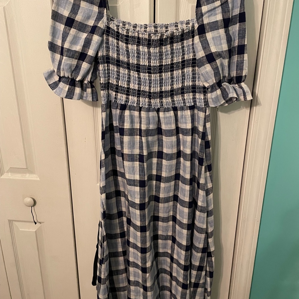 Reformation Puff Sleeve Midi Dress